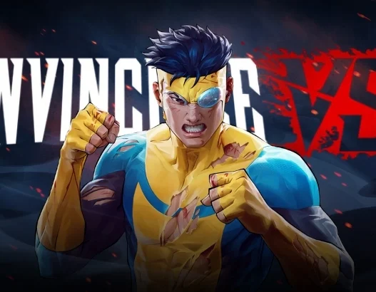 A poster of the series inspired game - Invincible VS.