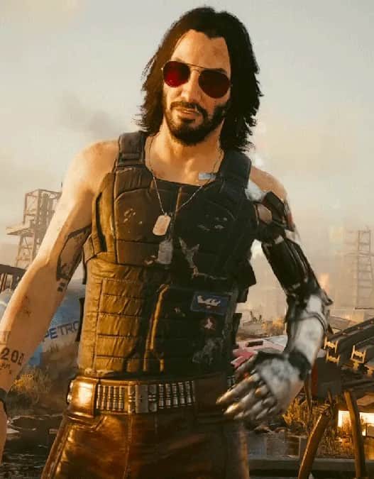 Cyberpunk 2077 image showing Johnny Silverhand