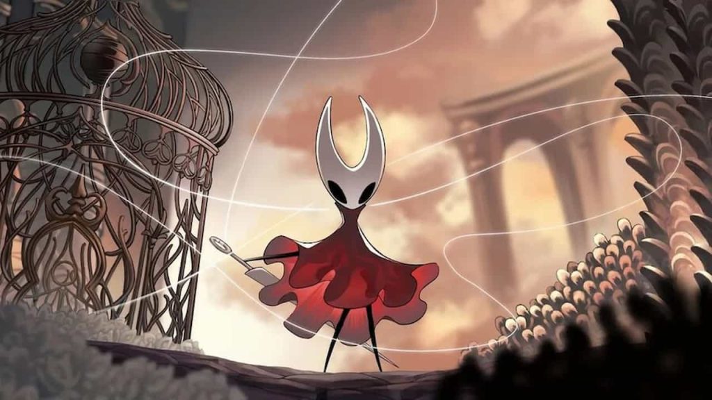 Main character in Hollow Knight Silksong