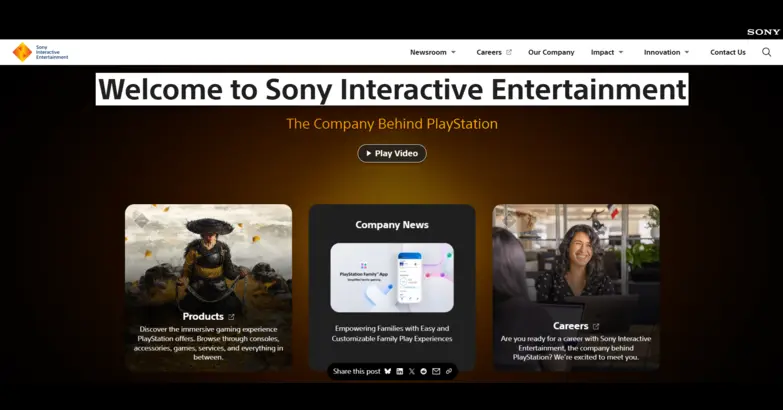 sony interactive entertainment